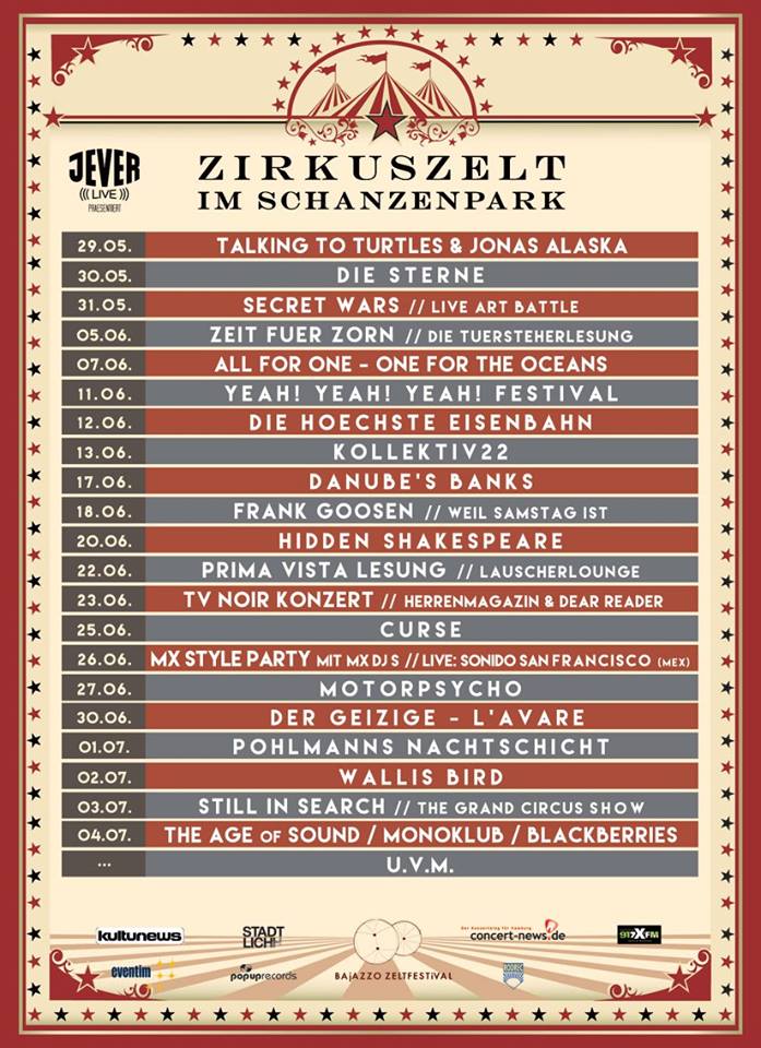 Zeltgeschichten. Und eine Ticketverlosung.