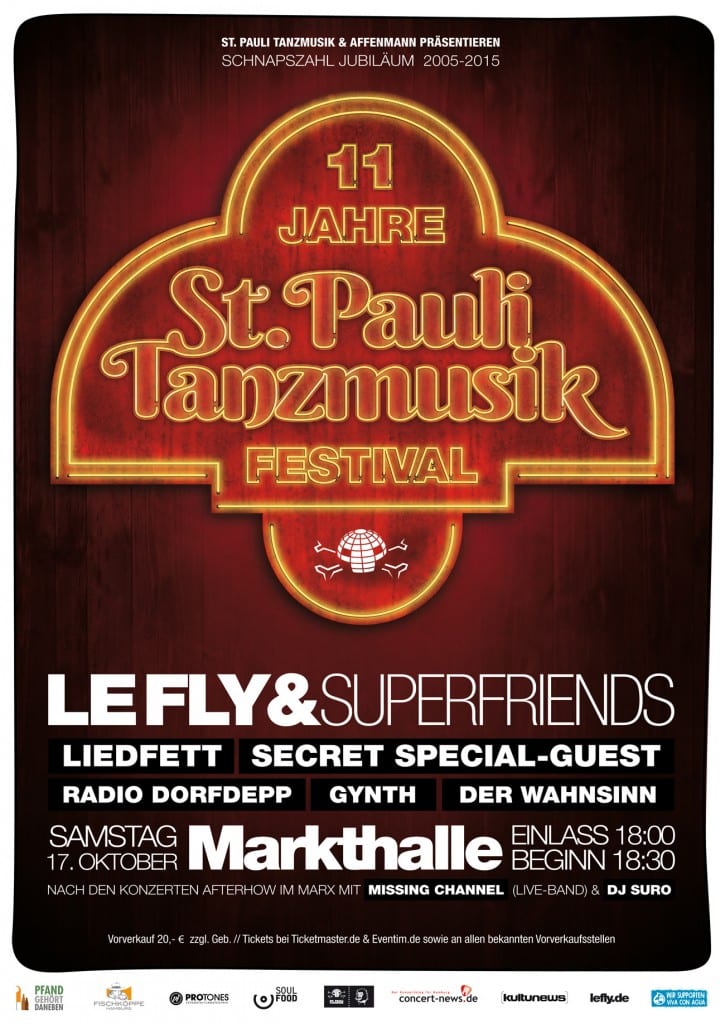Ticketverlosung: 11 Jahre St.Pauli Tanzmusik Festival